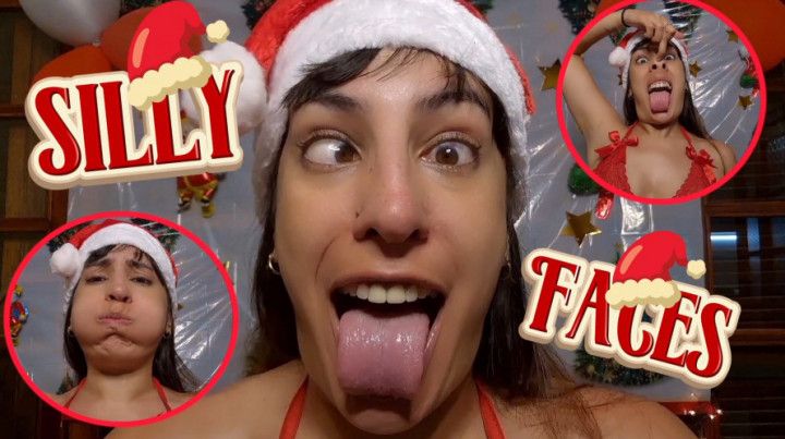 POV Silly faces, cheek squishing, crossed eyes Close-up