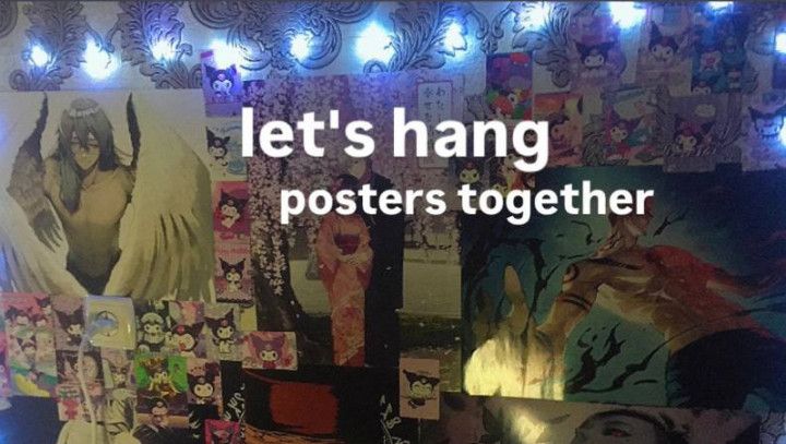 lets hang posters together