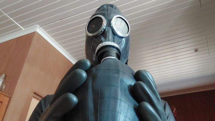 ASMR with Rubber Breathing Bag