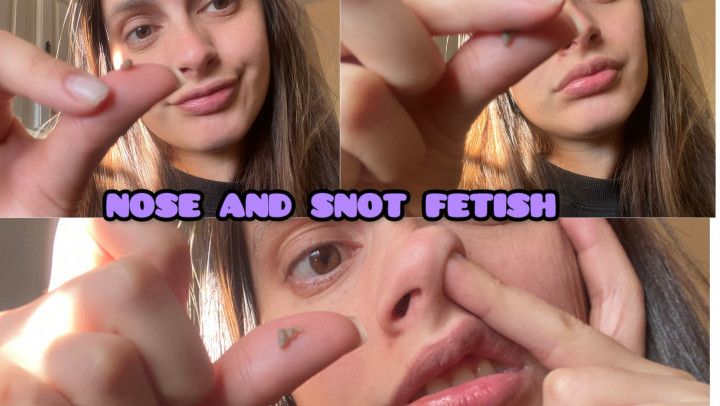 Obsessed with My Boogers  Real Nose Fetish
