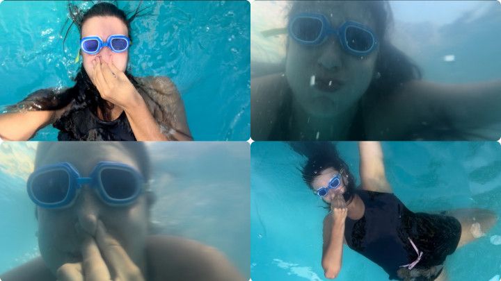 Holding my breath underwater