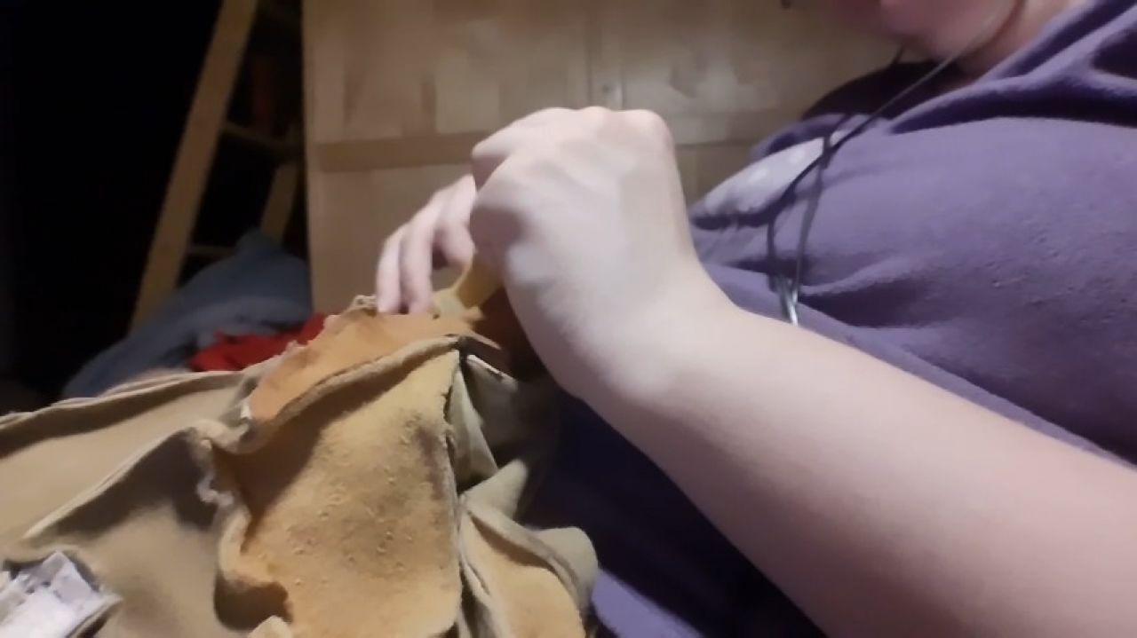 10-12-25 working on leather 3