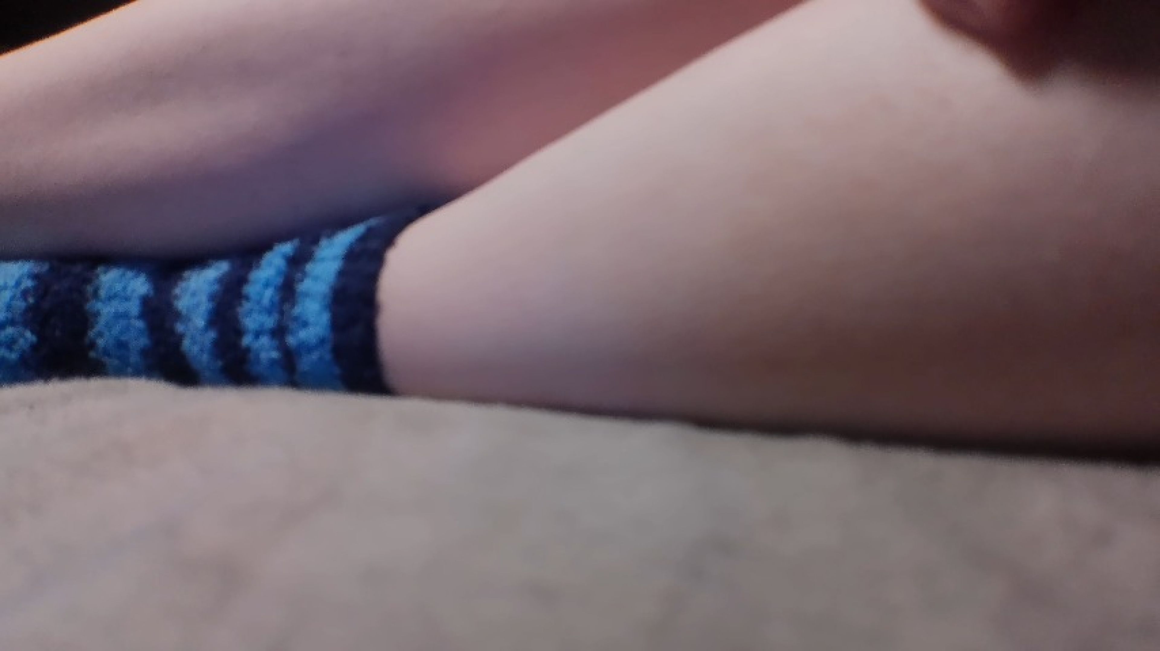 Feet moving in socks