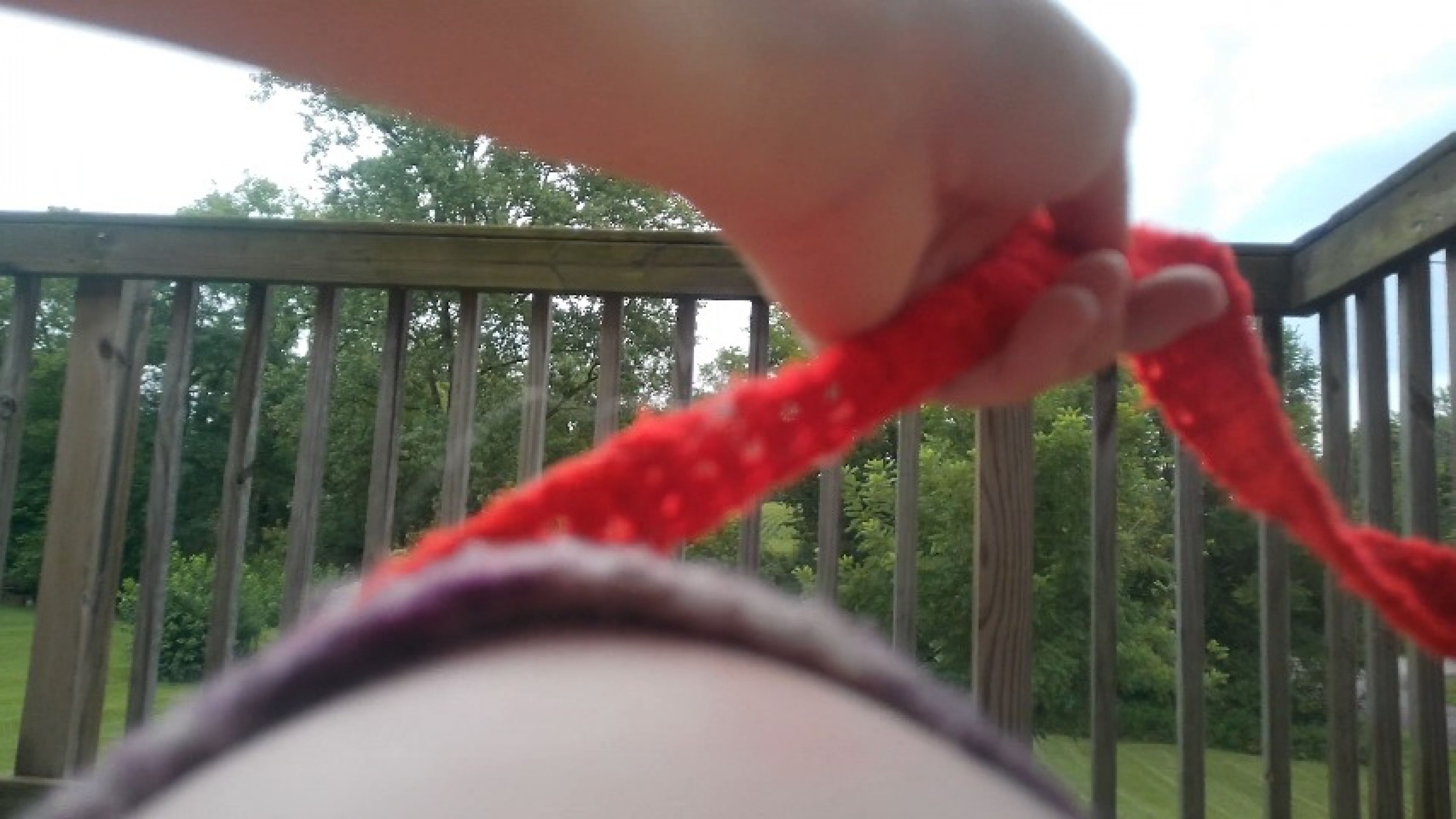 7-20-25 Ribbons tied to thigh highs