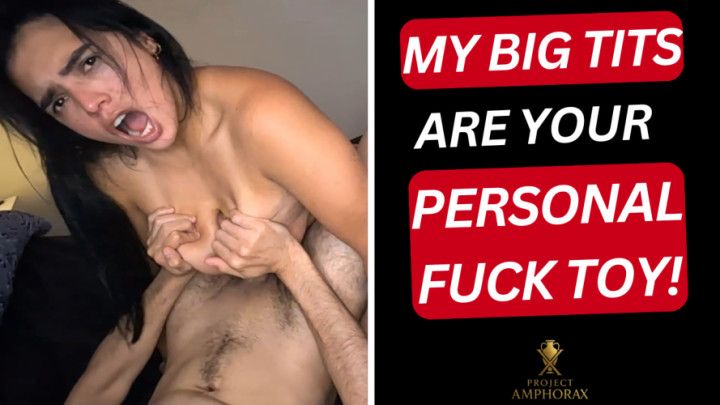 He Uses My Tits Like a Fuck Toy Before Rough Sex