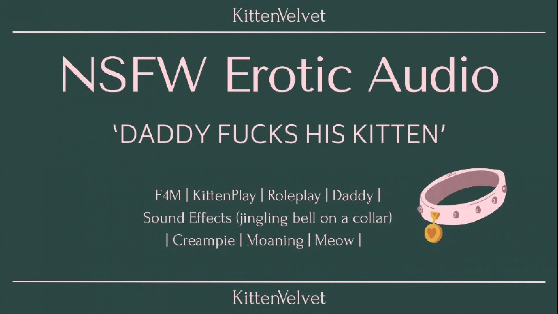 Daddy Fucks his Kitten | NSFW Audio | Roleplay | Daddy Kink