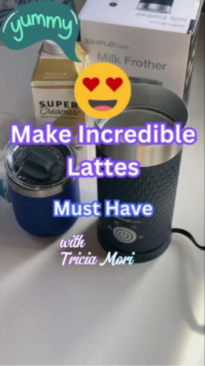 ASMR Make Lattes At Home - Milk Frother Unboxing and Demo