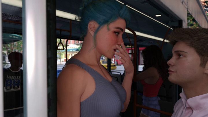 Kissed My Gorgeous Futa Girlfriend Juliette Before Boarding