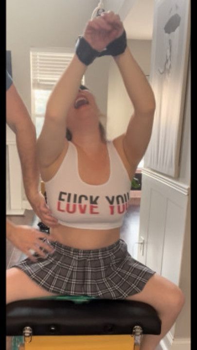 Tickling and hitachi ticklegasms