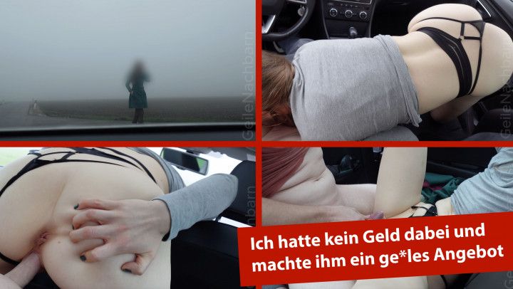 Stranger fuck by hitchhiker - family man inseminates my puss