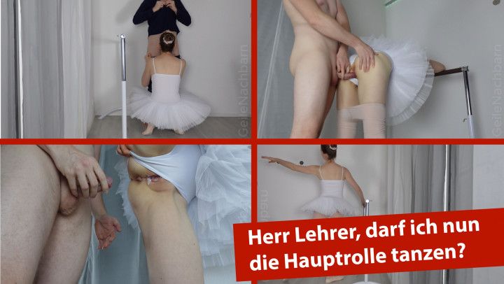 My naughty ballet teacher givess me a private lesson