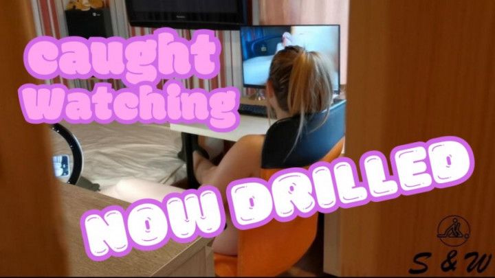 Stepbro Catches Stepsis Watching Porn and Fucks Her Hard