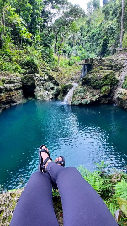 Hidden of parasie cancalanog waterfalls