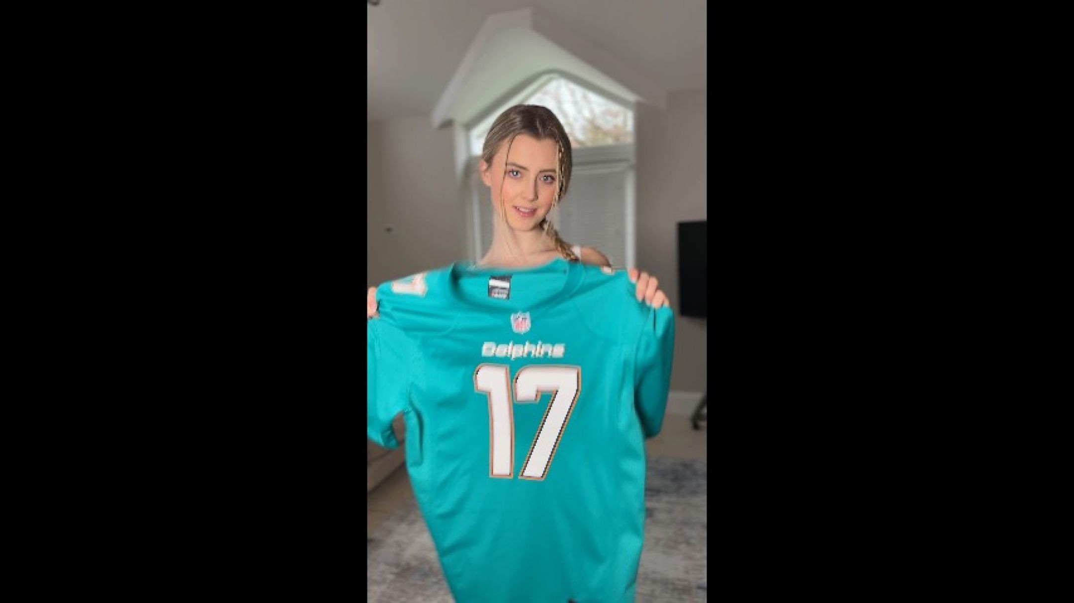 SFW Football Jersey Try On