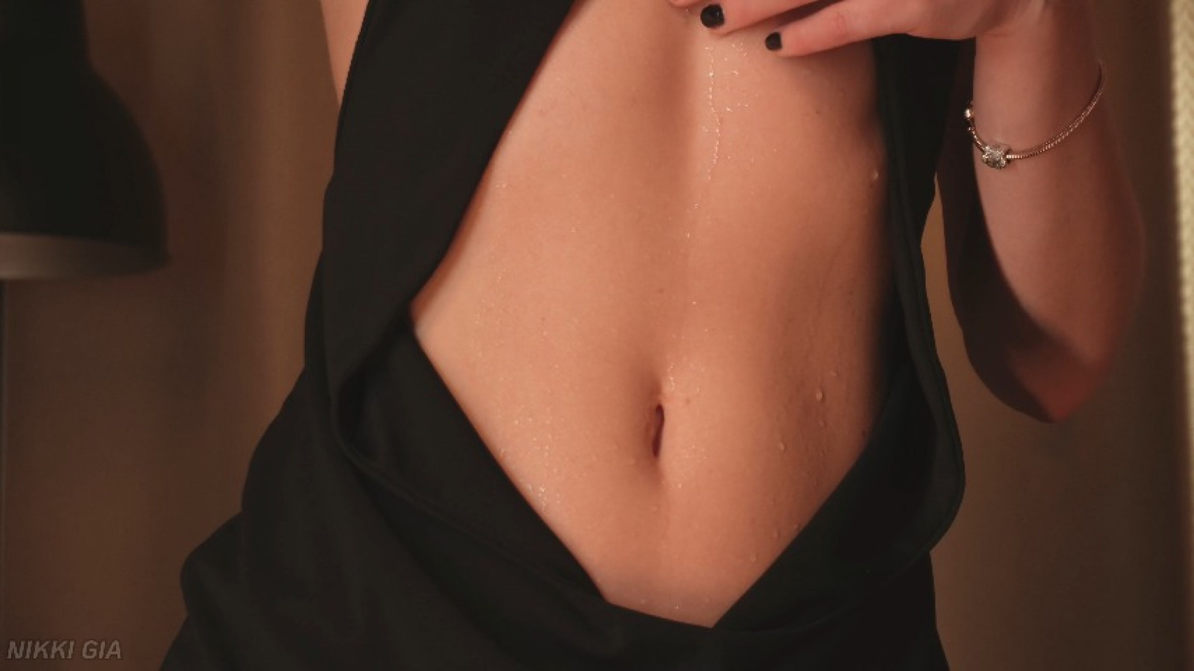 I love ice cubes on my tummy in the summer