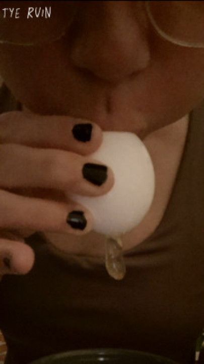 SFW: egg hollowing ASMR with transmasc Tye Ruin