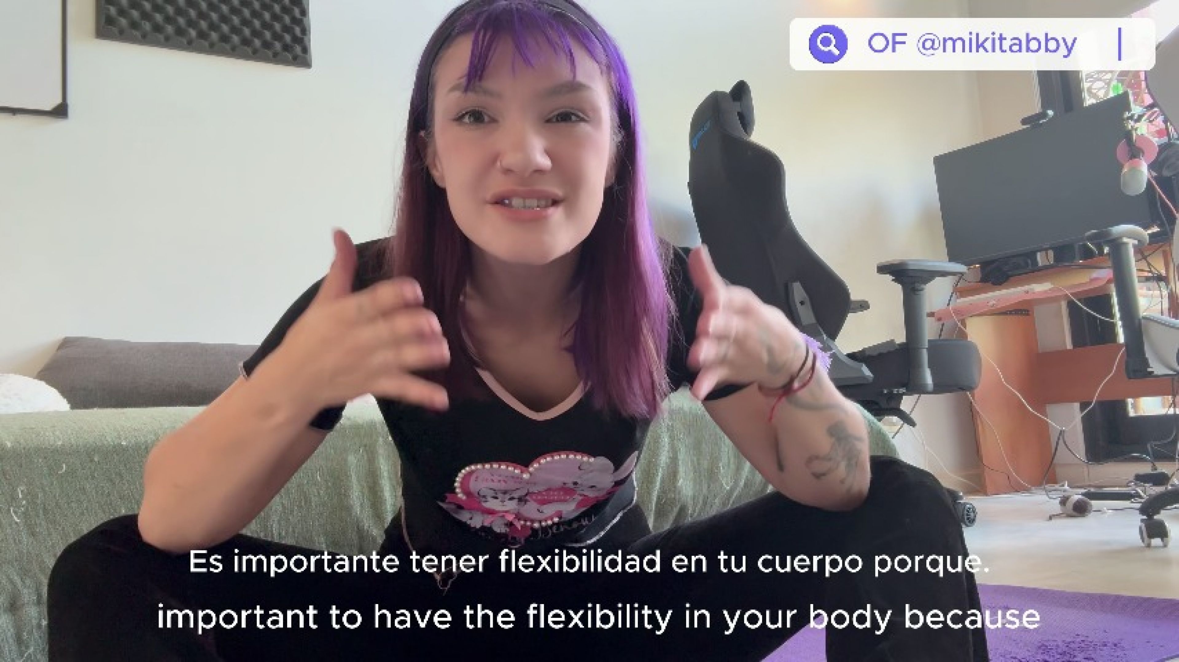 PE class: Let's train with your fitness teacher // pussyplay