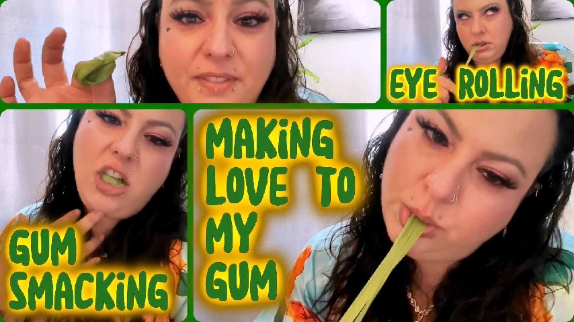 ASMR Gum Chewing &amp; Smacking with Attitude