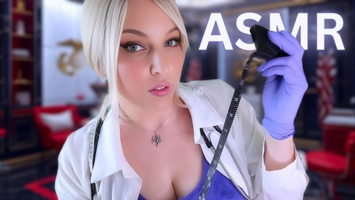ASMR Military Urology Exam &amp; Full Body Measurements RP