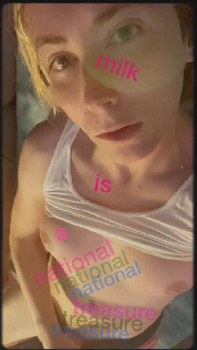 Milk Is a National Treasure: Transfem Naked Poetry Film
