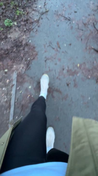 POV Puddle &amp; Leaf Stomping Adventure