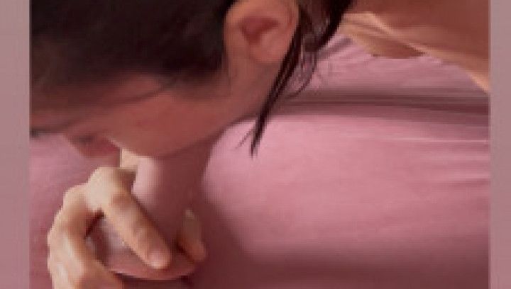 Dildo Blowjob: Skinny Fit Asian Sucks Dildo Morning Wood