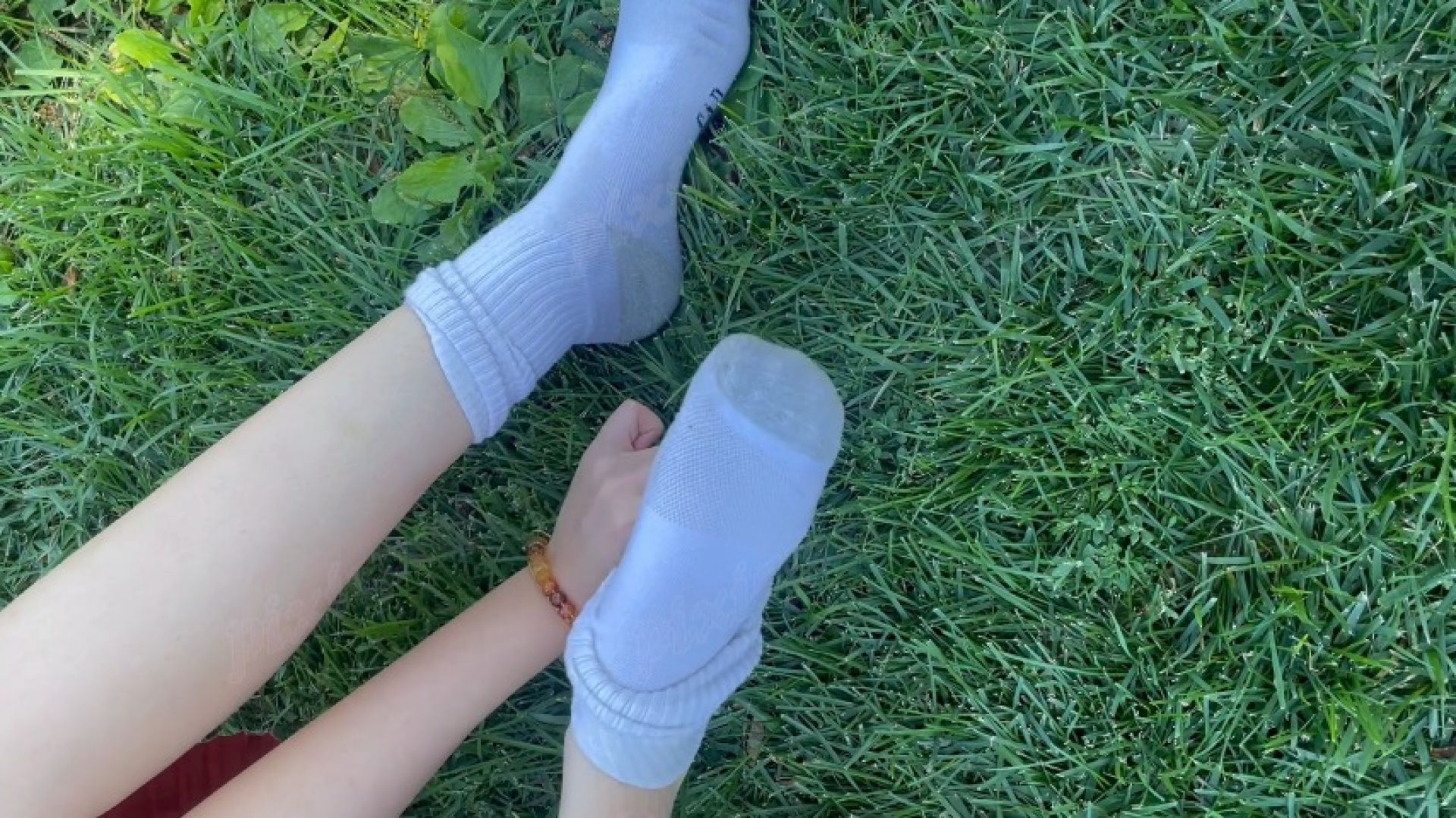 Sock Stripping In Public - Uncensored