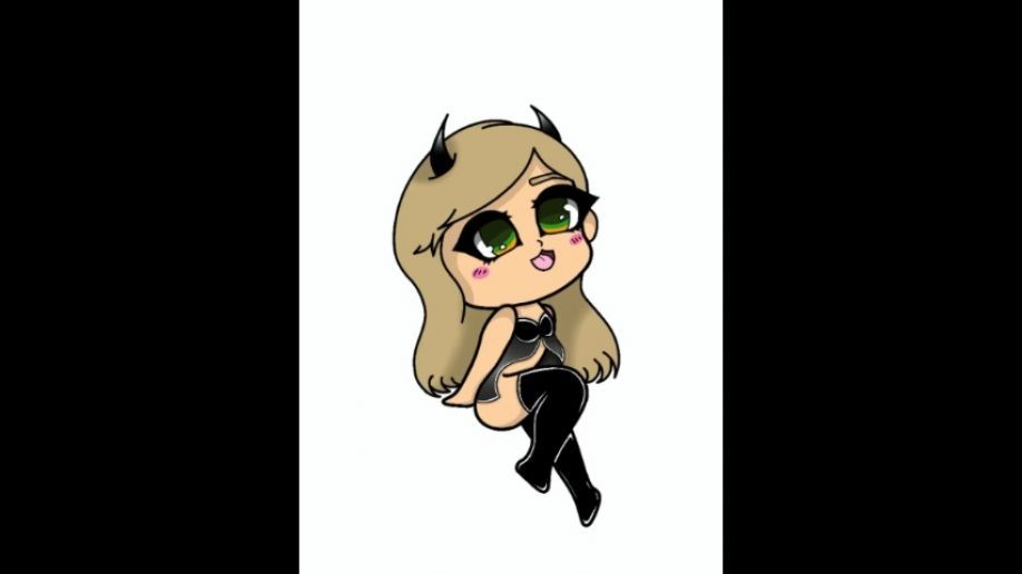 SFW Chibi drawing of me
