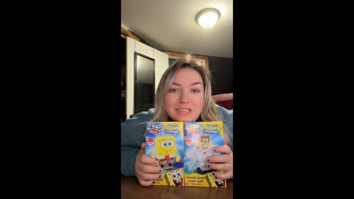 block building lego spongebob