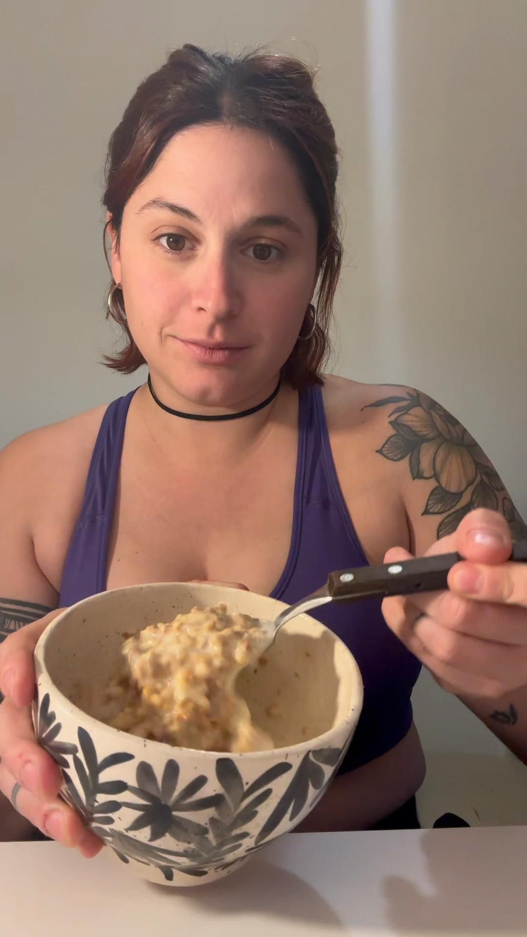 Eating before training