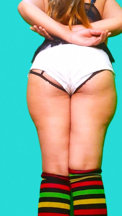 Squat front and back squat , showing my red inner wear