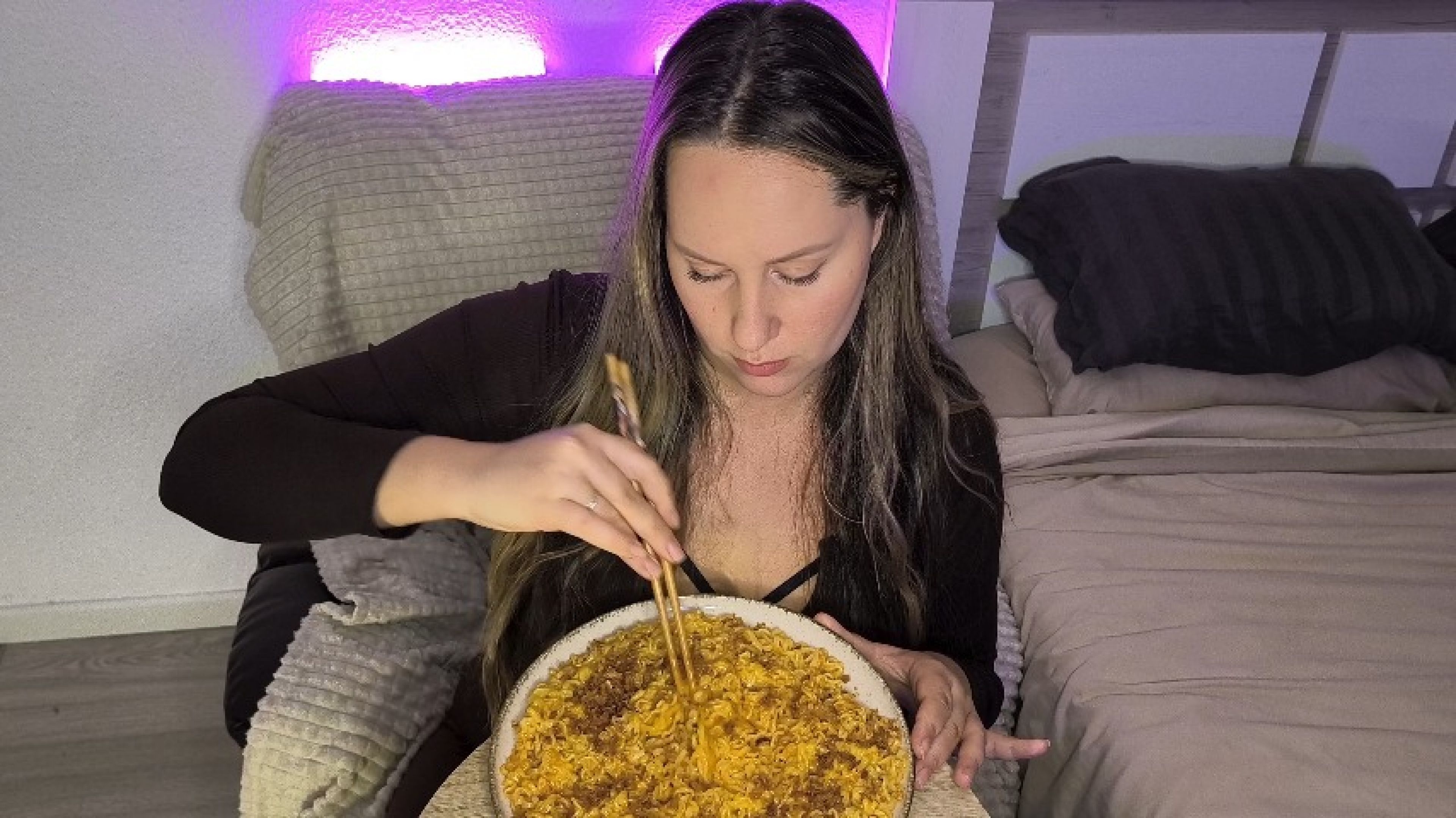 Will I eat everything?? Chinese Noodles Eating Eat