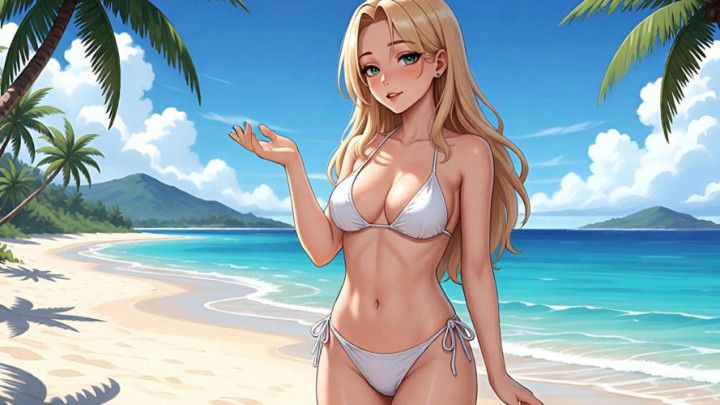 Caribbean Valentine Getaway: Anime Hentai POV