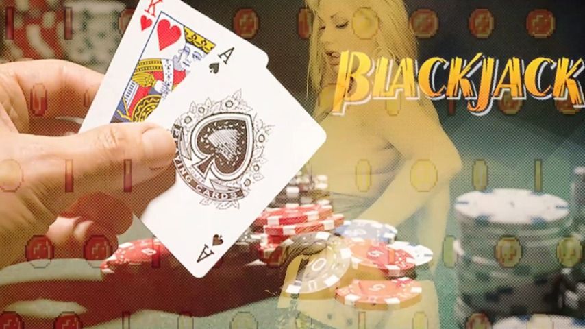 Fifth bet in Online BlackJack! Happy win