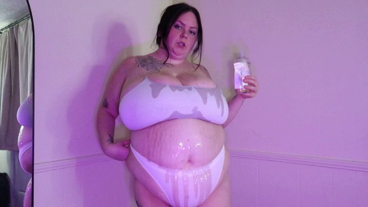 All Oiled Up In White