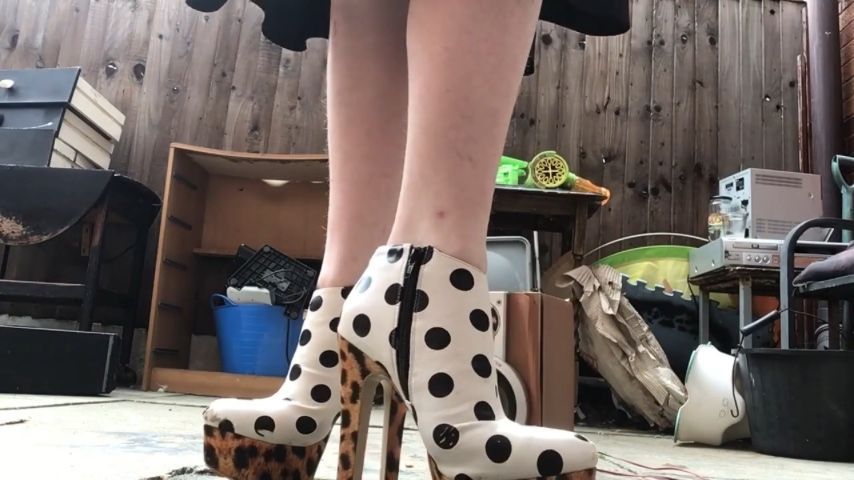 Arikajira Crush Speaker High Heel Boots Fetish