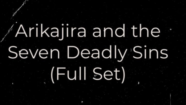 Arikajira The Seven Deadly Sins FULL 1-7 Set Dirty Talk Kink