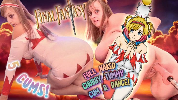 Final Fantasy 5 CUMS TUMMY NAKED Healer Mage Cosplay Anime