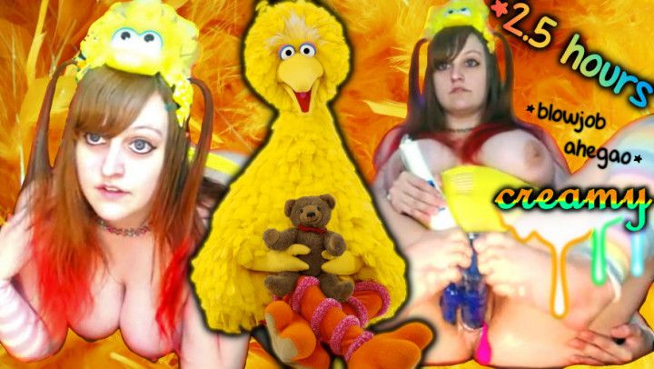 Big Bird Foot Fuck Blowjob Ahegao Creamy