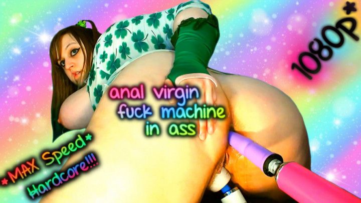 Fuck Machine in Virgin Ass MAX SPEED Shy