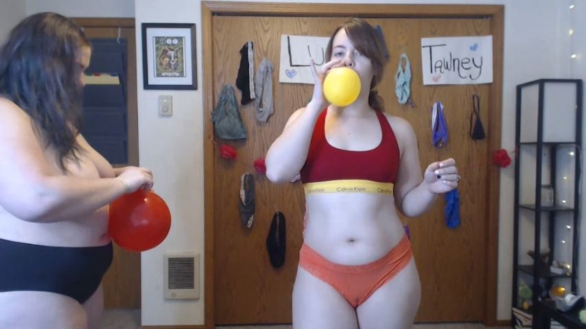 Blowing Balloons with Lucy