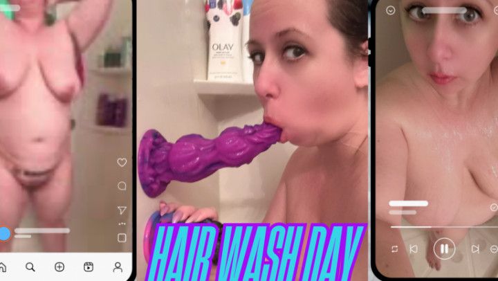 Hair wash day