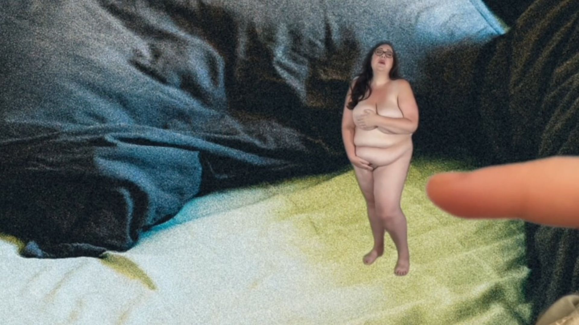 Sexy BBW Neighbor Shrinks Herself