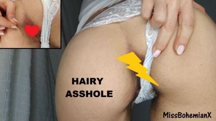 Lick My Super Hairy Asshole While U Can