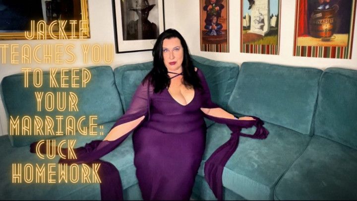 Jackie Teaches You To Keep Your Marriage: Cuck Homework 720p