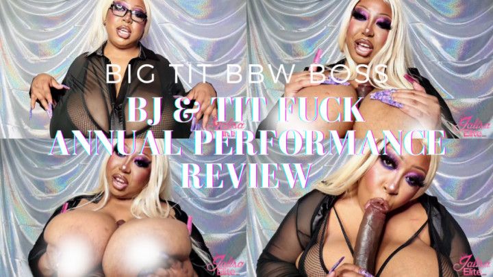 Big Tit BBW Boss POV BJ and Tit Fuck Performance Review