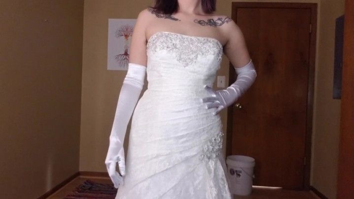 Wedding Dress Strip Tease