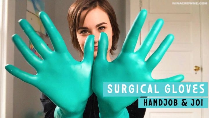 Surgical Gloves Handjob &amp; JOI