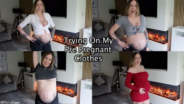 Trying On My Pre Pregnant Clothes