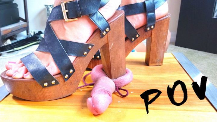 POV Black Sandals Crush